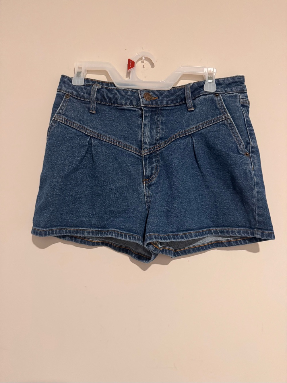 wild fable Dark Blue Denim Pleated Women’s Shorts